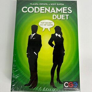 Codenames Duet Co-Op 2 Player Board Game Czech Games Edition NEW and Sealed